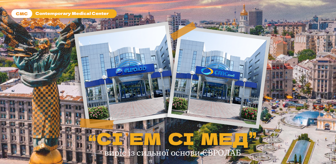 Ребрендинг як Євролаб стає СІ ЕМ СІ МЕД
